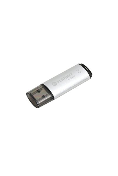 Platinet USB 2.0 memory stick 64Gb, X-Depo 43613, with cap, silver