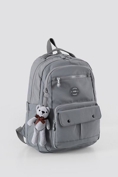 ÇÇS Ççs 51875 School Backpack – Orthopedic Strap & Multi-Compartment Layout Gray