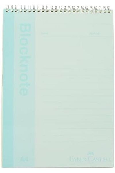 Mena Rise Diyar-Ifırsatshop Memo Pad, A4, 80 Sheets, Lined, Cardboard Cover, Spiral Binding, 70g Paper, Vibrant