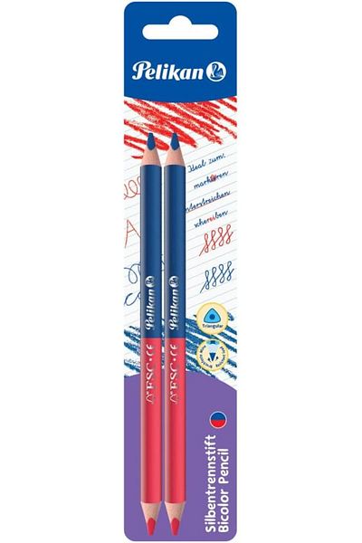 Mena Rise Şirinshop Red-Blue 2 Prong Head Pen Jumbo 2 Blister 1108107