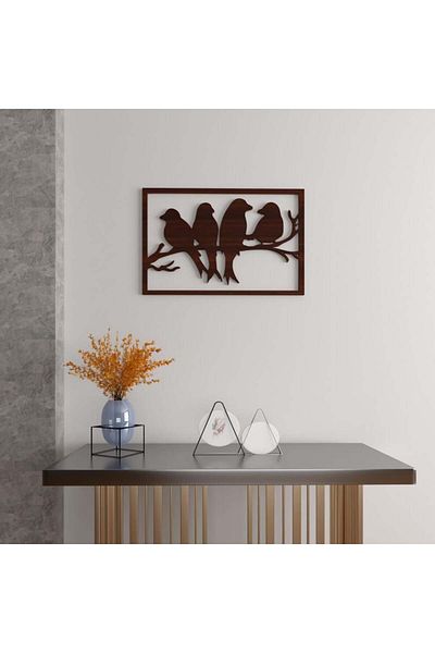 4gdran Wooden decorative sculpture with a bird design