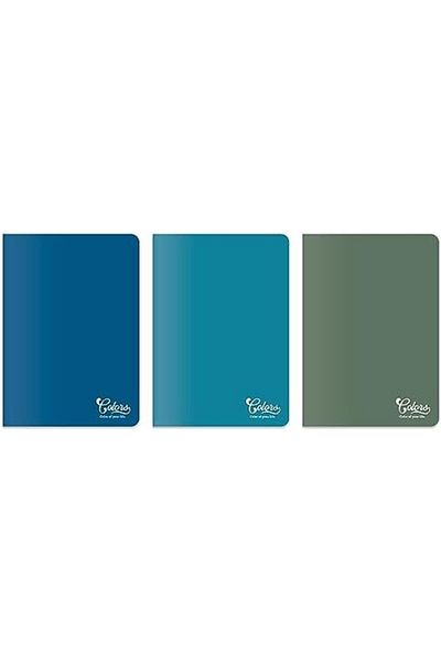 Mena Rise سلسلة ŞirinShop Colors Vintage، A5 60 ورقة دفتر ملاحظات بغطاء من الورق المقوى غير المبطن، 6 عبوات، ملون