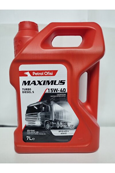 Petrol Ofisi MAXIMUS TURBO DİZEL S 15W40 7 LT MOTOR YAĞI