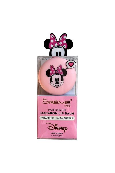 The Crème Shop Disney Macaron Lip Balm Minnie Mouse Strawberries and Crème Pink