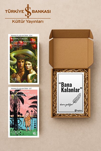 TÜRKİYE İŞ BANKASI KÜLTÜR YAYINLARI Âdem ve Havva’nın Günlükleri & Âdem’den Ö...