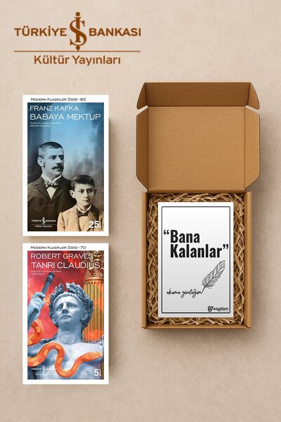 TÜRKİYE İŞ BANKASI KÜLTÜR YAYINLARI Babaya Mektup & Tanrı Claudius Seti