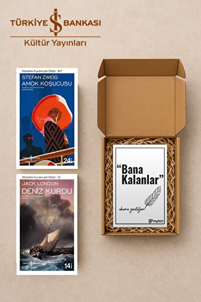 TÜRKİYE İŞ BANKASI KÜLTÜR YAYINLARI Amok Koşucusu & Deniz Kurdu Seti