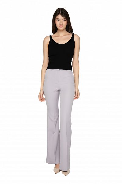 Atmosphere Fashion Light gray flared pants