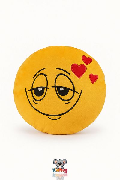 KidHug Emoji Plush Pillow – Optional - Lover, Choice, Kokoş Emoji Pillows, Home Car Office Gift Smile