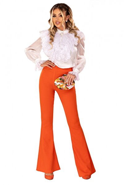 Atmosphere Fashion Pantaloni evazați coral