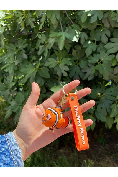 pialbatro Finding Nemo Fish Keychain Luxury Quality Silicone Bag Ornament