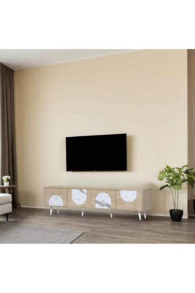 DEC9 Plasma TV table with an elegant and modern design, 180 cm