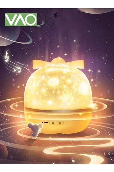 VAODO Night Lights Can be linked to Bluetooth Multifunctional Star Projector Lamp