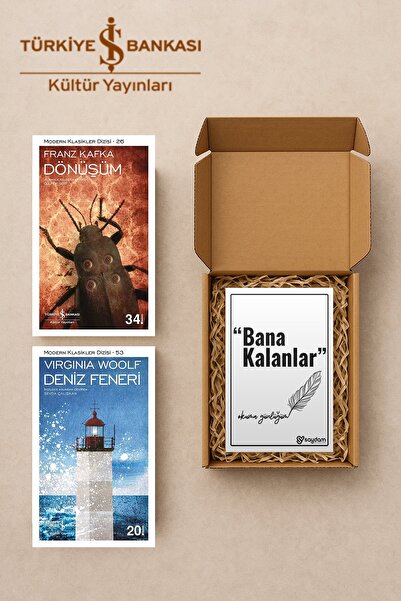 TÜRKİYE İŞ BANKASI KÜLTÜR YAYINLARI Dönüşüm & Deniz Feneri Seti