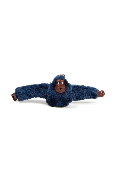 Newish Polo Geantă de jucărie de pluș Monkey și breloc accesoriu portofel - bleumarin