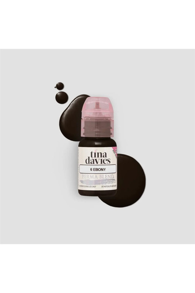 Perma Blend Tina Davies Collection Ebony 15 ml – Kaş Renklendirme Boyası