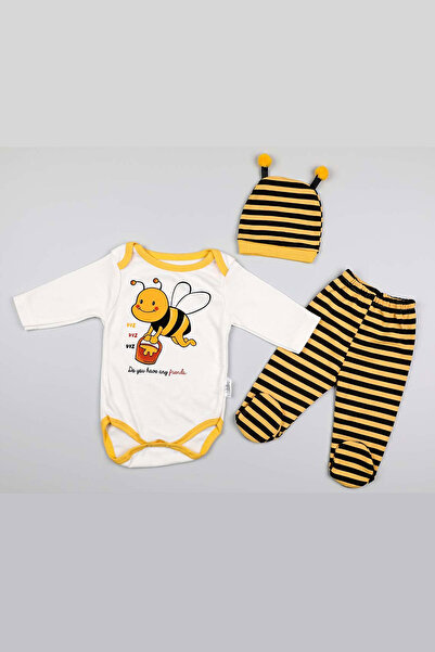 CRASSİ Kız Bebek Takım 3 Parçalı