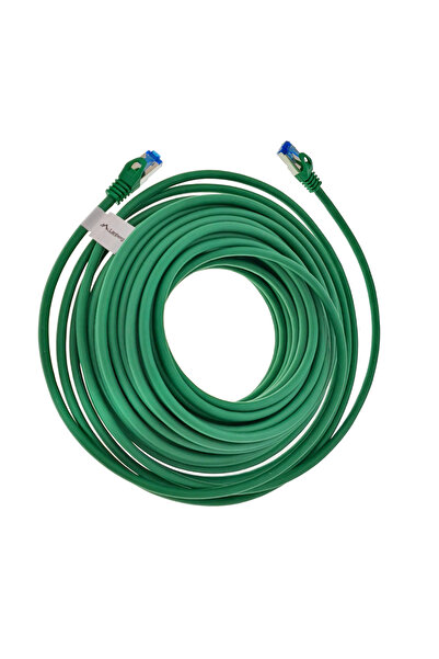 Lanberg Cablu ecranat S / FTP, 42724, cat 6A, mufat 2xRJ45, lungime 15 m, AWG 26, 500 MHz, LSZH