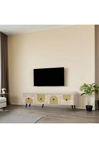 DEC9 Plasma TV table with an elegant and modern design, 180 cm