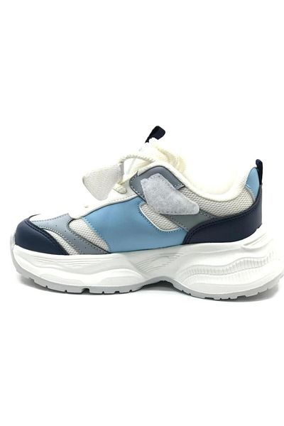 Cool Birian-Flt 31/36 Children's Lace-Up and Velcro Sneaker Sports Shoes