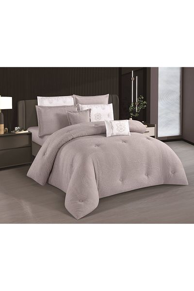 HOURS Horse 8-piece soft jacquard comforter set with a modern and distinctive design Corey-06