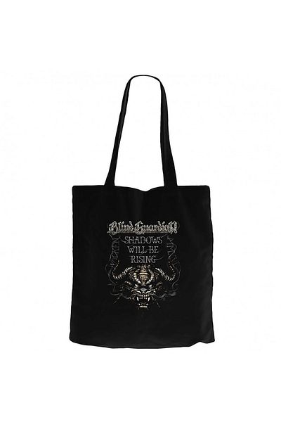Z zepplin Τα Blind Guardian Shadows θα ανεβαίνουν Μαύρη υφασμάτινη τσάντα με φερμουάρ Gabardine