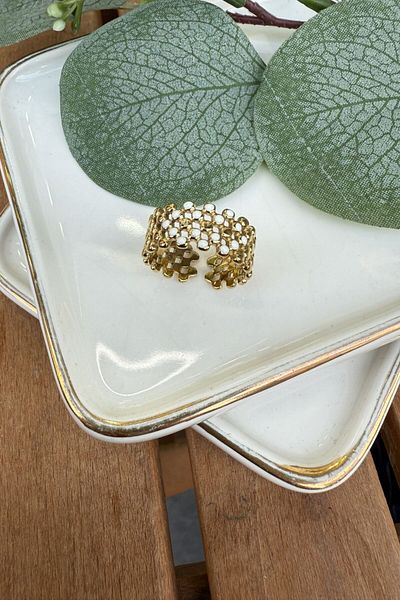 My Joyas Design Steel Ethnic Series Ring
