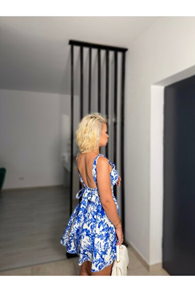 by SLA boutique Rochie "santorini" Cu Imprimeu Floral Si Croiala Clos