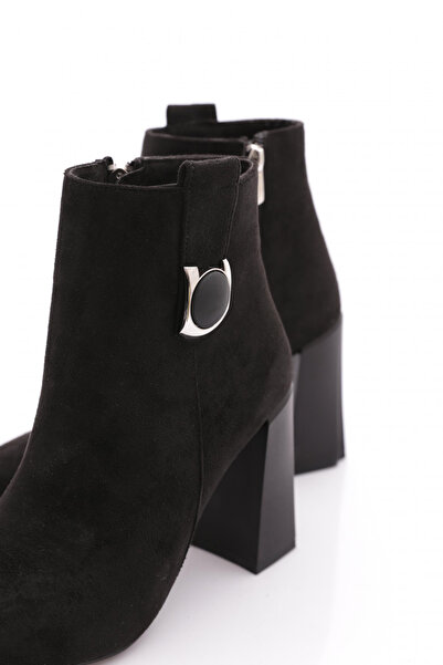 DGN 217 Kadin Aksesuarli Topuklu Bot