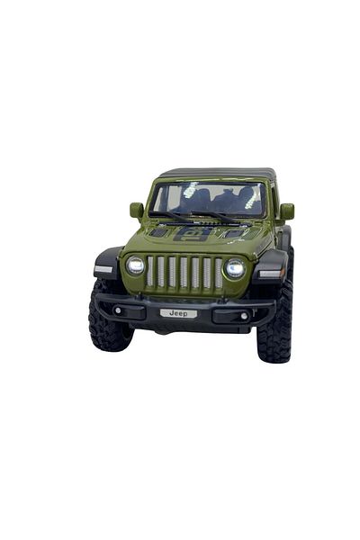 BaoBao Jeep Wrangler Rubicon Military Green 1:24 scale model with realistic details – BAOBAO