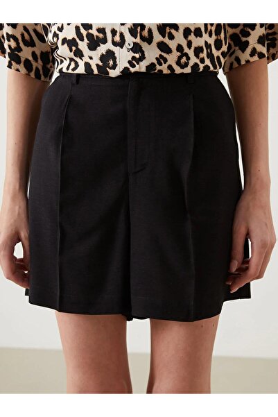 LC Waikiki Γυναικείο σορτς LCW Vision Loose Fit λινό μείγμα (S5)