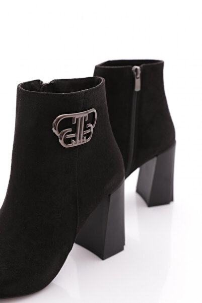 DGN 225 Kadin Aksesuarli Topuklu Bot