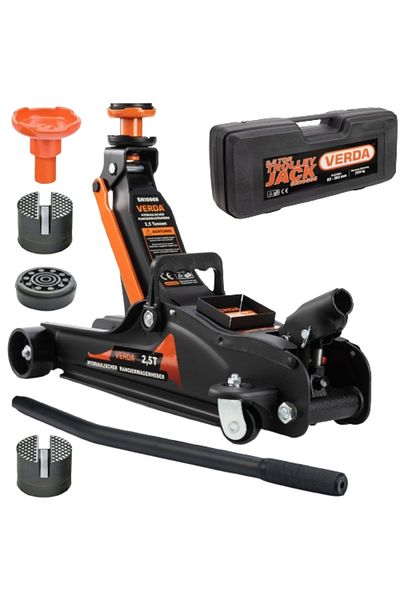 VERDA Hydraulic Jack 2.5T with Storage Case SN10668