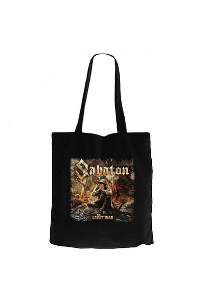 Z zepplin Sabaton the Great War Black Zipper Cloth Bag Gabardine