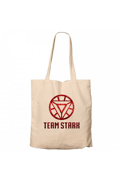 Z zepplin Geantă din pânză cu fermoar Iron Man Team Star Crem Gabardine