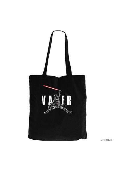 Z zepplin Air Vader Μαύρη υφασμάτινη τσάντα με φερμουάρ Gabardine