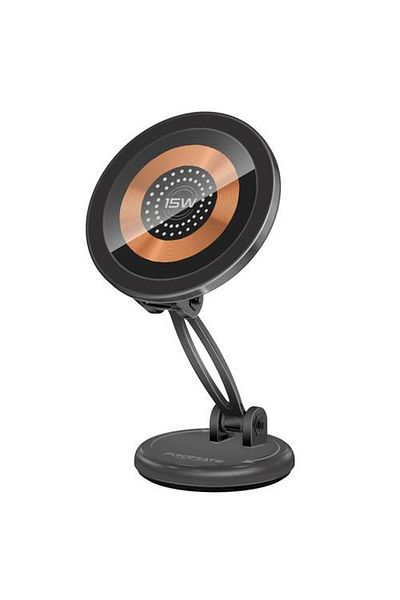 Promate MagSafe Ultra-Fast Wireless Car Charger, 15W Charging Power