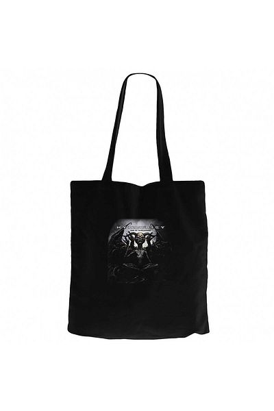 Z zepplin Hypocrisy End of Disclosure Black Zippered Cloth Bag Gabardine