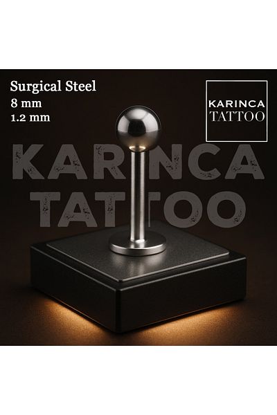 Karınca Piercing Premium Piercing Ant Tattoo Surgical Steel Labret Lip Tragus Piercing