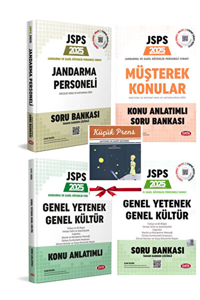 Data Yayınları 2025-2026 JSPS Jandarma ve Sahil Güvenlik Personeli Sınavına H...