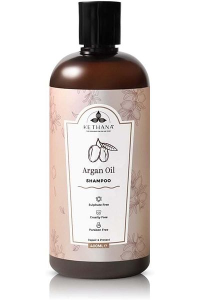 Kethana Argan Oil Shampoo| 400 ml| All Hair Types