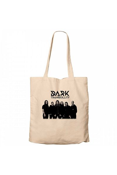 Z zepplin Dark Tranquillity Group Cream Zippered Cloth Bag Gabardine