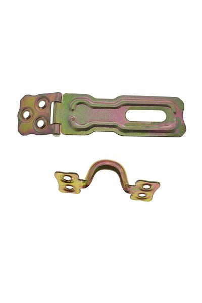 OEM Applied lock, with locking eye for padlocking, 112x31mm, galvanized