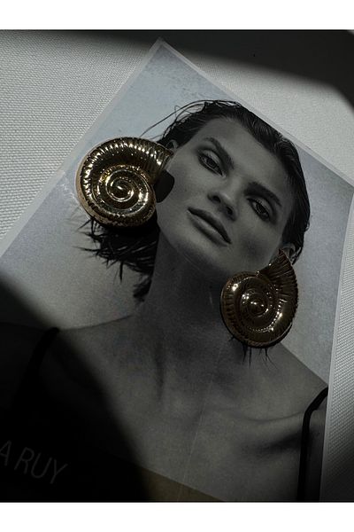 popcouturetr Snail Earrings