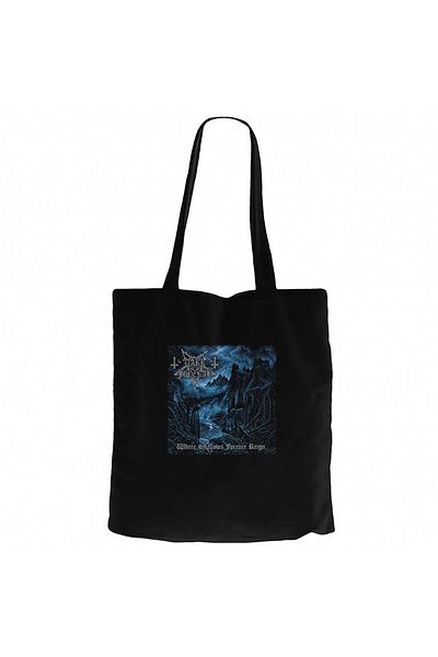 Z zepplin Dark Funeral Where Shadows Forever Reign Black Zipper Cloth Bag Gabardine
