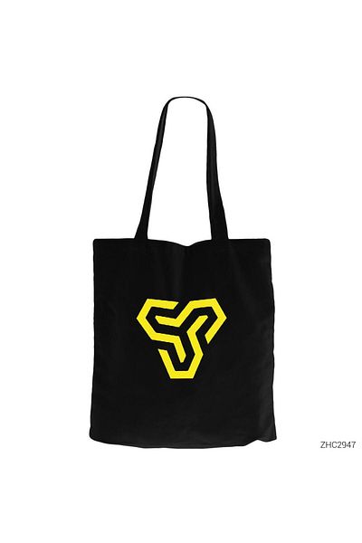 Z zepplin Csgo Space Soldiers Black Zippered Cloth Bag Gabardine