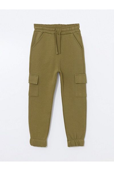 LC Waikiki Khaki Waist Elastic Thick Basic Boy's Jogger Sweatpants