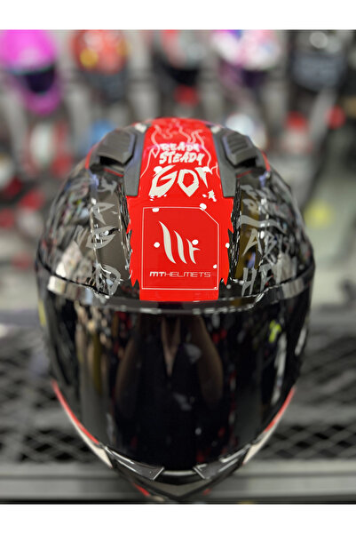 MT Helmets Stinger 2 Ardent C5 Kask şeffaf vizör ile geliyor