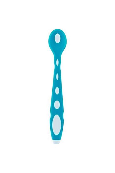 MBB ETİCARET Babyjem Silicone Food Spoon 563 Blue Green