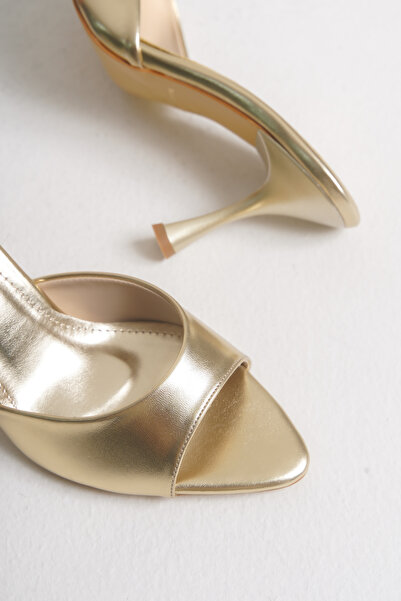 LDR Women's Pointed Toe Heeled Slippers